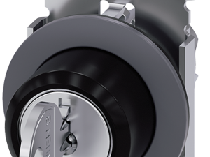 Interruptor de llave RONIS, 30 mm, redondo, metal, (3SU1060-4LL11-0AA0)