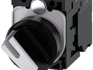 selector, iluminable, 22 mm, redondo, plástico, bl (3SU1100-2BF60-1BA0)