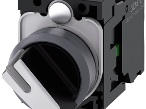 selector, iluminable, 22 mm, redondo, plástico con (3SU1130-2BF60-1MA0)