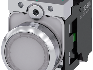 pulsador luminoso, 22 mm, redondo, metal, brillant (3SU1152-0AB60-3BA0)