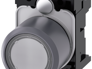 pulsador, compacto, con carrera prolongada (12 mm) (3SU1231-0EB70-0AA0)