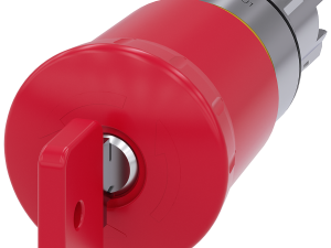 Pulsador de seta de parada de emergencia, 22 mm, r (3SU1050-1HQ20-0AA0)