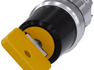 interruptor de llave O.M.R, 22 mm, redondo, metal, (3SU1050-4JF01-0AA0)