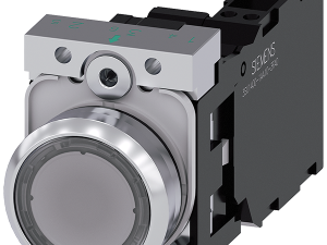 pulsador luminoso, 22 mm, redondo, metal, brillant (3SU1153-0AB70-3FA0)