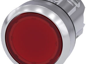 pulsador luminoso, 22 mm, redondo, metal, brillant (3SU1051-0AA20-0AA0)
