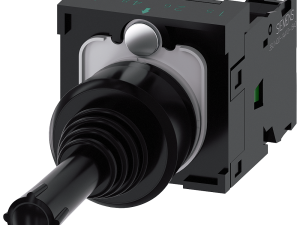 manipulador, 22 mm, redondo, plástico, negro, 2 po (3SU1100-7AC10-1NA0)