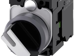 selector, iluminable, 22 mm, redondo, plástico con (3SU1130-2BF60-1BA0)