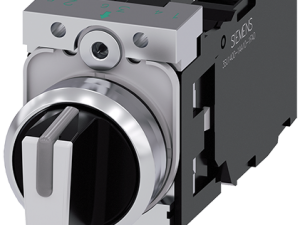 selector, iluminable, 22 mm, redondo, metal, brill (3SU1150-2BL60-1LA0)