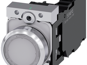 pulsador luminoso, 22 mm, redondo, metal, brillant (3SU1152-0AB60-1FA0)