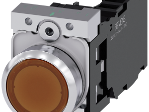 pulsador luminoso, 22 mm, redondo, metal, brillant (3SU1153-0AB00-1FA0)