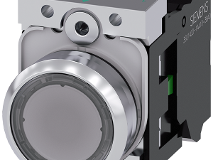 pulsador luminoso, 22 mm, redondo, metal, brillant (3SU1153-0AB70-3BA0)