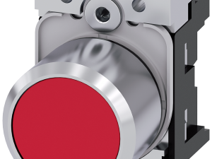 pulsador, compacto, con carrera prolongada (12 mm) (3SU1250-0EB20-0AA0)
