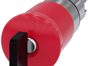 Pulsador de seta de parada de emergencia, 22 mm, r (3SU1050-1HU20-0AA0)