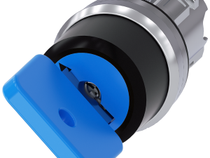 interruptor de llave O.M.R, 22 mm, redondo, metal, (3SU1050-4GC01-0AA0)