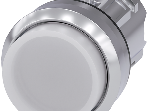 pulsador luminoso, 22 mm, redondo, metal, brillant (3SU1051-0BB60-0AA0)
