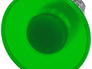 pulsador de seta iluminado, 22 mm, redondo, metal, (3SU1051-1CA40-0AA0)