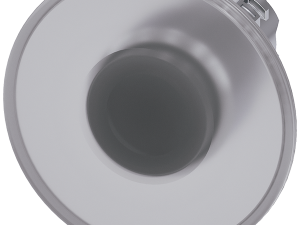 pulsador de seta iluminado, 22 mm, redondo, metal, (3SU1051-1CA70-0AA0)