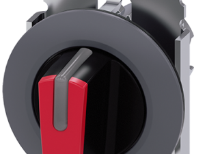 selector, iluminable, 30 mm, redondo, metal, mate, (3SU1062-2DM20-0AA0)