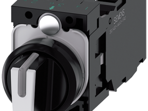 selector, iluminable, 22 mm, redondo, plástico, bl (3SU1100-2BM60-1LA0)