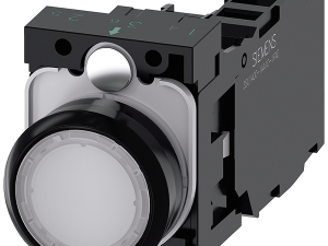 pulsador luminoso, 22 mm, redondo, plástico, blanc (3SU1102-0AB60-1FA0)