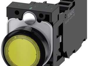 pulsador luminoso, 22 mm, redondo, plástico, amari (3SU1103-0AB30-1FA0)