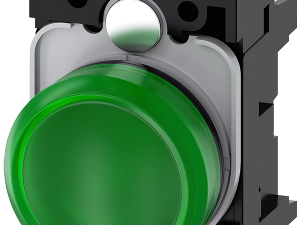 lámpara de señalización, 22 mm, redondo, plástico, (3SU1103-6AA40-1AA0)