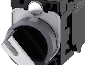 selector, iluminable, 22 mm, redondo, plástico con (3SU1130-2BF60-3MA0)