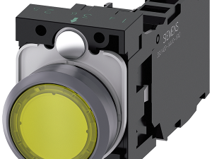 pulsador luminoso, 22 mm, redondo, plástico con an (3SU1133-0AB30-1FA0)