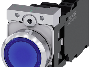 pulsador luminoso, 22 mm, redondo, metal, brillant (3SU1156-0AB50-3FA0)