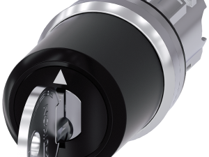 Interruptor de llave IKON, 22 mm, redondo, metal, (3SU1050-5XM01-0AA0)