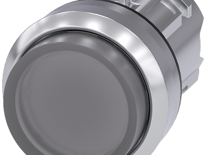 pulsador luminoso, 22 mm, redondo, metal, brillant (3SU1051-0BB70-0AA0)