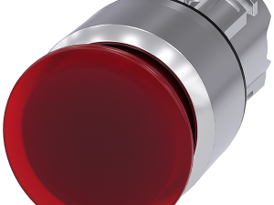 pulsador de seta iluminado, 22 mm, redondo, metal, (3SU1051-1AA20-0AA0)