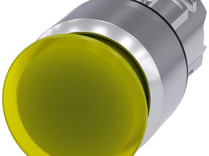 pulsador de seta iluminado, 22 mm, redondo, metal, (3SU1051-1AA30-0AA0)