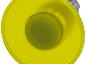 pulsador de seta iluminado, 22 mm, redondo, metal, (3SU1051-1CA30-0AA0)