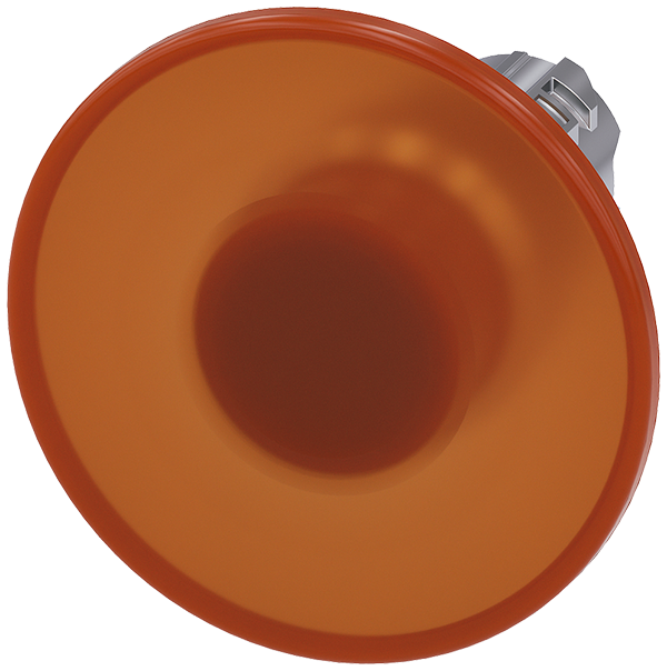 pulsador de seta iluminado, 22 mm, redondo, metal, (3SU1051-1CD00-0AA0)