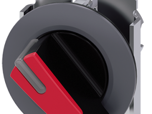 selector, iluminable, 30 mm, redondo, metal, mate, (3SU1062-2EC20-0AA0)