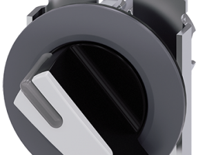 selector, iluminable, 30 mm, redondo, metal, mate, (3SU1062-2EC60-0AA0)