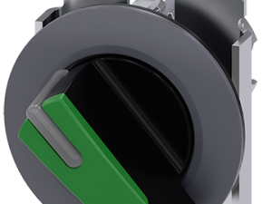 selector, iluminable, 30 mm, redondo, metal, mate, (3SU1062-2EF40-0AA0)