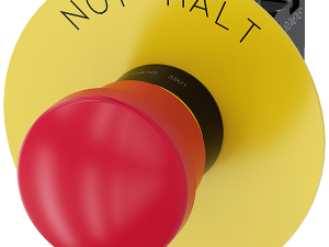 Pulsador de seta de PARADA DE EMERGENCIA, 22 mm, r (3SU1100-1HA20-1CH0)