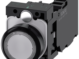 pulsador luminoso, 22 mm, redondo, plástico, trans (3SU1106-0AB70-1FA0)