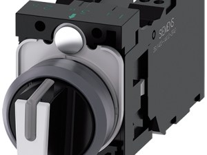 selector, iluminable, 22 mm, redondo, plástico con (3SU1130-2BL60-3LA0)