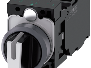 selector, iluminable, 22 mm, redondo, plástico con (3SU1130-2BM60-1LA0)