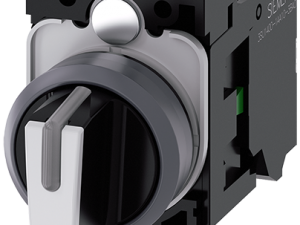 selector, iluminable, 22 mm, redondo, plástico con (3SU1130-2BM60-3NA0)