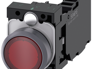 pulsador luminoso, 22 mm, redondo, plástico con an (3SU1132-0AB20-1FA0)