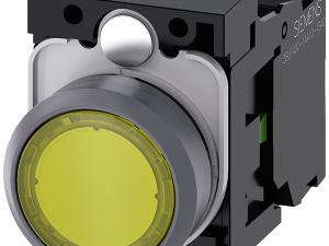 pulsador luminoso, 22 mm, redondo, plástico con an (3SU1133-0AB30-1BA0)