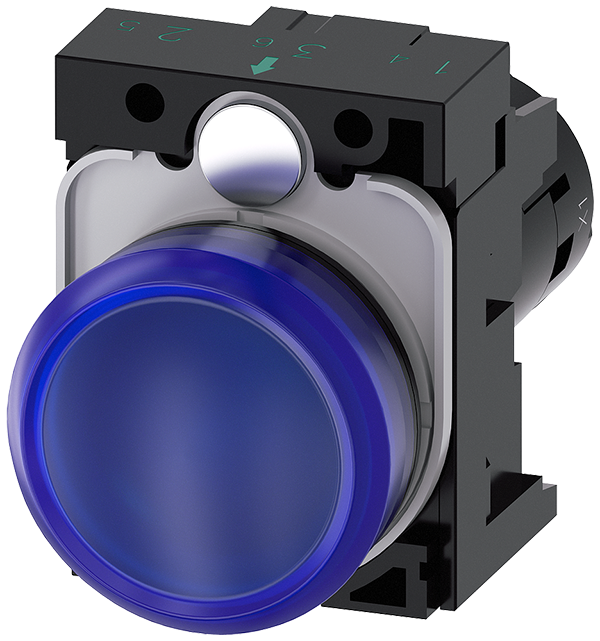 lámpara de señalización, compacto, 22 mm, redondo, (3SU1201-6AC50-1AA0)