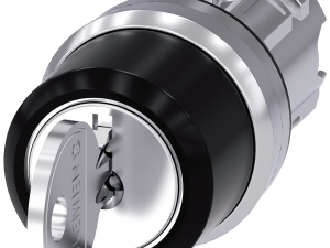 Interruptor de llave RONIS, 22 mm, redondo, metal, (3SU1050-4BN51-0AA0)