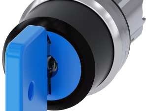 interruptor de llave O.M.R, 22 mm, redondo, metal, (3SU1050-4GL11-0AA0)