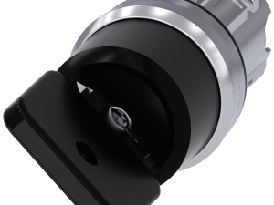 interruptor de llave O.M.R, 22 mm, redondo, metal, (3SU1050-4HF01-0AA0)