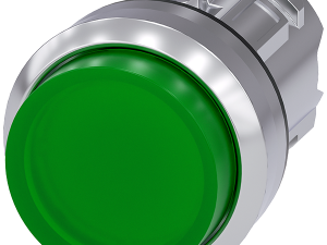 pulsador luminoso, 22 mm, redondo, metal, brillant (3SU1051-0BB40-0AA0)